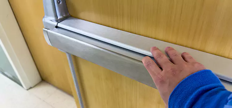 Installing a Push Bar on a Door East Lake